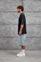 Men's T-Shirt 64 Letter Print Washable Smoked Oversize Printed - 4