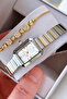 Premium Rectangular Case Women's Wristwatch Steel Band Japanese Movement Gift with Special Box Hmby2063C1 - 2