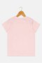 Toddlers Girl Crew Neck Hello Kitty Girl Short Sleeve Top, Pink - 2