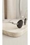 New Season Sunglasses Uv 400 Protection Silver Frame Black Lenses All Products with Case and Cloth Gift - 4