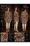 Moda Başak 100% Cotton Woven Patterned Tunic Comfortable Cut Plus Size - 4