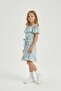 New Season Flower-Patterned Lined Holiday Dresses for Girls Ages 3-12 - 4