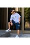 Boy's Respect Printed T-Shirt + Shorts Set Summer - 3
