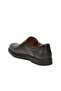 Black Genuine Leather Men's Casual Shoes - 4