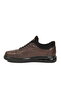 Brown Genuine Leather Orthopedic Men's Casual Shoes - 4