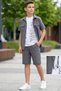 6-15 Years Old Boys' Tie-Waist Shorts T-Shirt Shirt 3-Piece Set