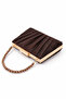 Women's Stylish Evening Dress Hand and Shoulder Bag with Chain Strap, Elegant Design, Suitable for Special Occasions - 3