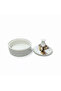 Luhpar Artisan Ceramic Sugar Pot Serving Dish with Bird Design and Lid for Home15×15 cm - 2