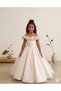 Girl's Rose Detailed Dress, Princess Dress, Graduation Dress