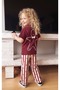 Gingerbread Printed Girls' T-Shirt and Sweatpants Set - 4