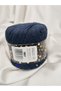 Pullim Cotton Navy Blue Colored Sequin Hand Knitting Yarn 50Gr. (4 Pieces) - Color: 5807 - 2