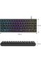 60% Gaming Keyboard, Waterproof Ultra-Compact Mini 61 Keys Keyboard RGB Backlit Portable Com - 7