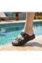 9975-19 Double Buckle Massage Sole Women's Slippers