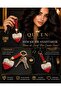 Luxury Crystal Shiny Stone Heart Keychain Bag Charm Hanging Ornament Accessory Red White