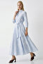 Truvaker Sleeve Jacquard Regular Midi Shirt Dress - 3