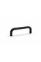 510/096/16 Matte Black Furniture Handle 96 mm Hole Spacing Metal Cabinet Drawer Handle Pack of 5 - 3