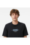 Men's Regular Cut Printed Cotton Short Sleeve Black T-Shirt - 4