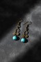 Turquoise Stone Antique Earrings - 2