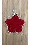 Hand Knitted Strap Washcloth Decorative Bath Soft Washcloth Red Handmade Washcloth with Back Strap Baby Washcloth - 3