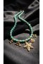 Women's Vintage Women's Necklace Blue Turquoise Beaded Gold Detailed Starfish Summer Style - 4
