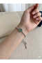 Adjustable Clover Bracelet with Zircon Stones - 2
