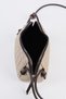 Women's Nazen Mink Knitted Design Faux Leather Small Size Zipper Closure Handbag and Shoulder Bag - 4