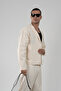 Trend Biz Oversize Blazer Linen Bottom Top Men's Suit - 5