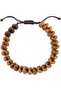 Honey Datestone Bracelet for Women, Natural Date Pit Beaded Bracelet, Handmade Adjustable Jewelry - 7