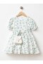 Elegant Girls' Dress with Mini Bag Accessories - 2