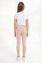 Girl's Skin Color Cotton Lycra Plain Long Tights - 4