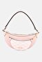 Women Brand Logo Shoulder Bag With Small Pouch, Pink