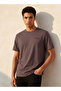 Men Regular Fit Crew Neck Short Sleeve Logo Print T-shirt