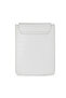 White Croc Skin Textured Crossbody Bag - 3