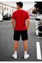 Unisex T-Shirt Shorts Bottom Top Set - 2