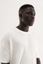 Men's Ribbed Knitwear T-Shirt Ecru - 4