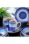 16pcs Stoneware Dinner Set RF12411 Includes Dinner and Dessert Plates, Soup Bowls and Mugs Dishwasher-Safe, Microwave-Safe and Freezer-Safe Perfect for Home, Gifting - 4