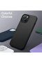 حافظة ZTECH من السيليكون للحماية الكاملة ومقاومة للصدمات لهاتف iPhone 14 مقاس 6.1 بوصة مع بطانة من الألياف الدقيقة (أسود) - 6
