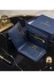 Atk Giyim Faux Leather Men's Wallet - Stylish Design with Card Holder Compartment, Medium-Sized Faux Leather with Ribbed Design - 2