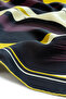 Plum Mustard Abstract Patterned Silk Scarf - 2
