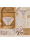Lace Floral Patterned Women's Panties Pink & White - 3