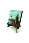 Galata Tower and Hezarfen Ahmet Çelebi's Flight Moment Printed Mdf Tabletop Decoration 10X10 Krt-25