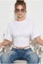 Women's White Waist-Fitted Wide-Sleeve Natural Viscose Blouse 60286902 - 4