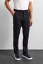 Black Slim Fit Knitted Jogger Pants - 4