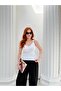 Women's White Knitwear Undershirt Frv0176 - 2