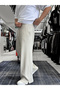 Beige Cut-Cut Ribbed Tracksuit Es-80-12 - 5