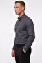 Smoked Slim Fit Lycra Easy-Ironing Hidden Button Men's Shirt 2602614 - 4