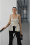 Stretch Fabric Detail Fitted at the Waist Square Neck Short Thin Straps Stylish Equivalent Polka Dot Pininterest Body Blouse