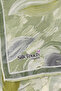 Light Green Rose Art Garden Pattern Organic Scarf - 3