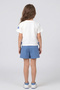 Girl's Bow Detailed Shorts and Skirt Set - 3