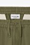 Mens Regular Fit Linen Blend Shorts Men's Linen Shorts Khaki - 8